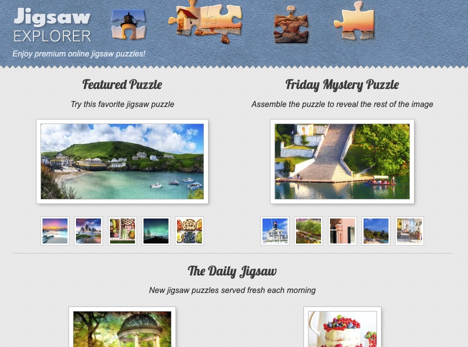 Jigsaw Explorer Homepage