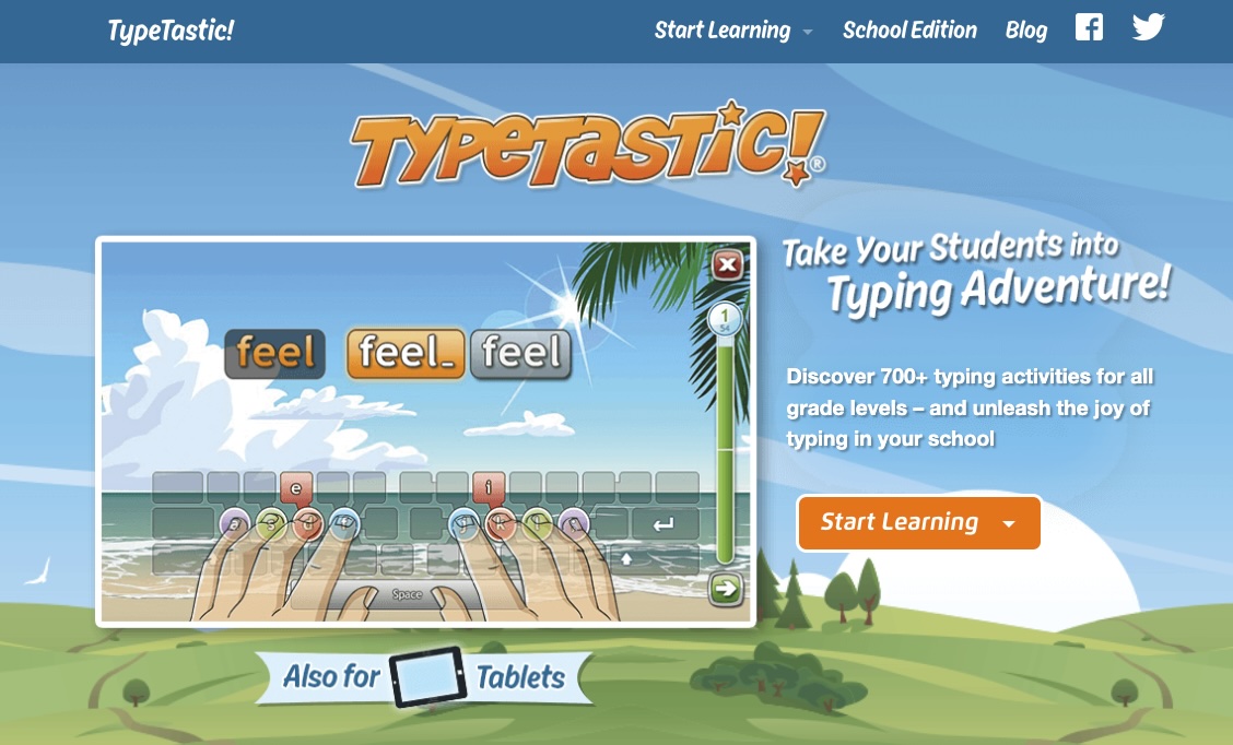 Typetastic Homepage
