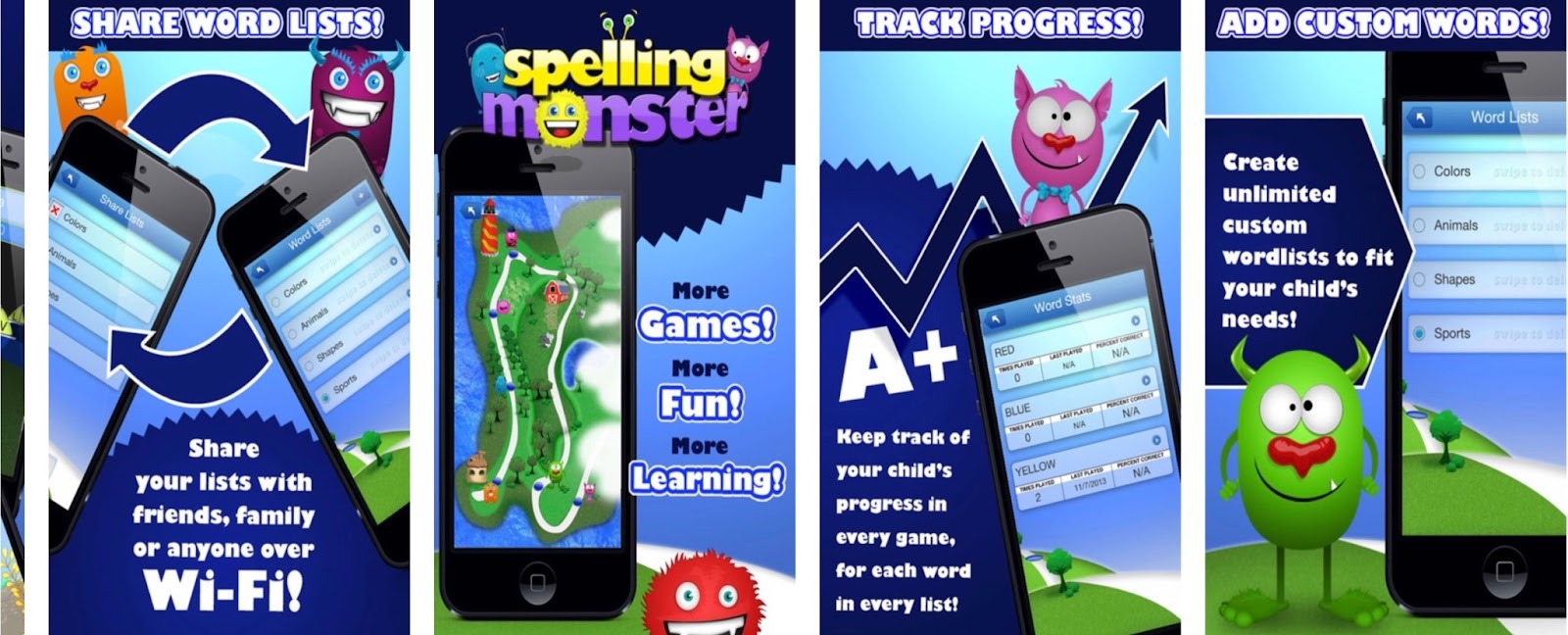 Spelling Monster – App for Practicing Spelling Words