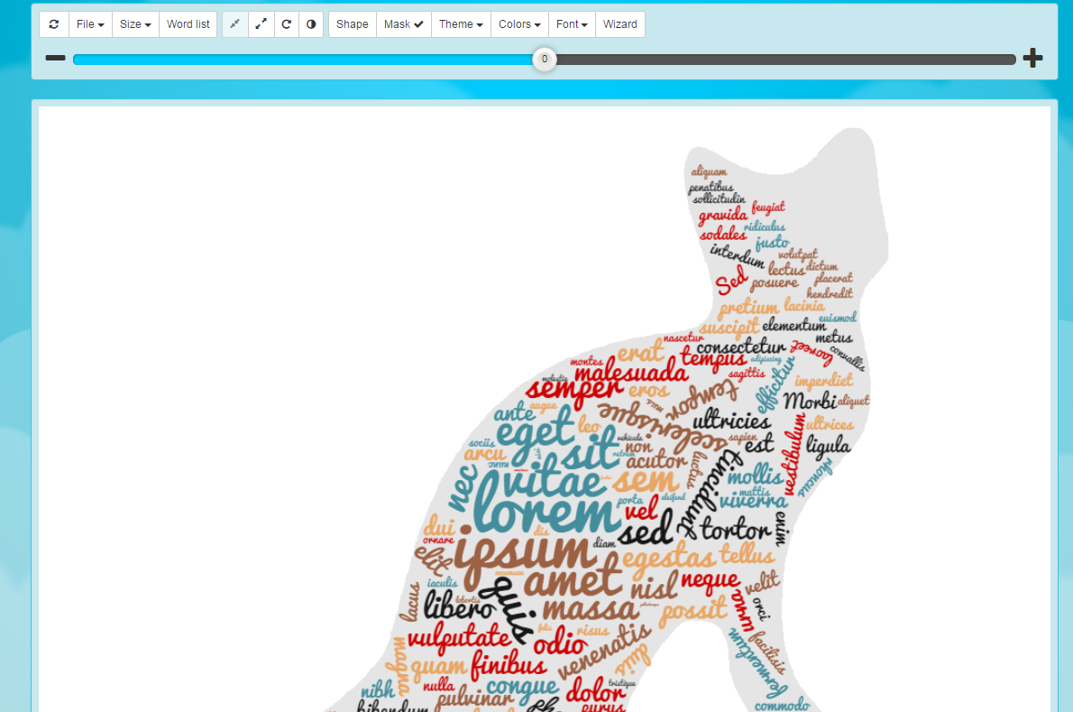 Word Cloud Generator Shapes